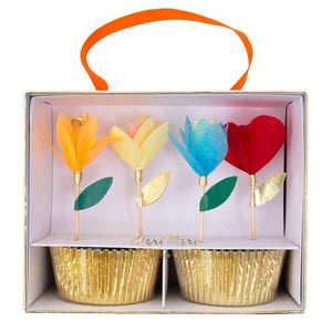 Bright Floral Cupcake Kit