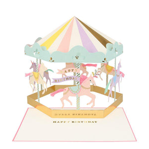 Carousel Stand-Up Card