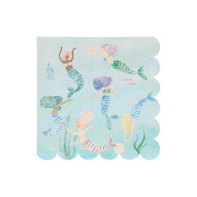 Mermaids Swimming Napkins