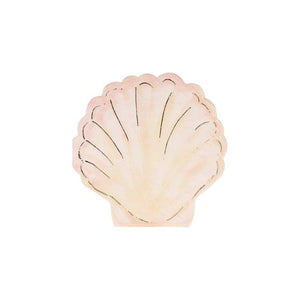 Watercolor Clam Shell Napkins