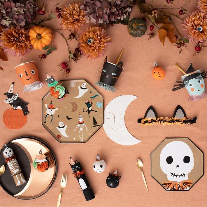 Vintage Halloween Moon Napkins