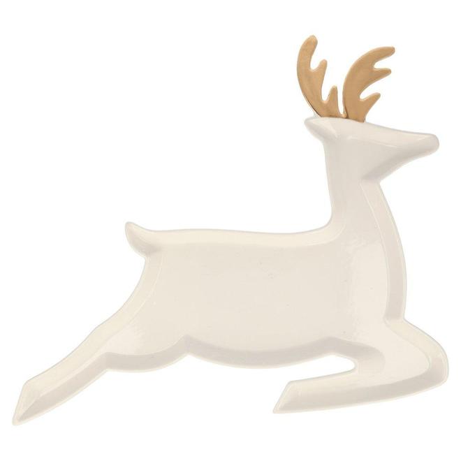 Porcelain Reindeer Plates