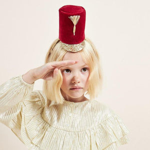 Red Velvet Soldier Hat