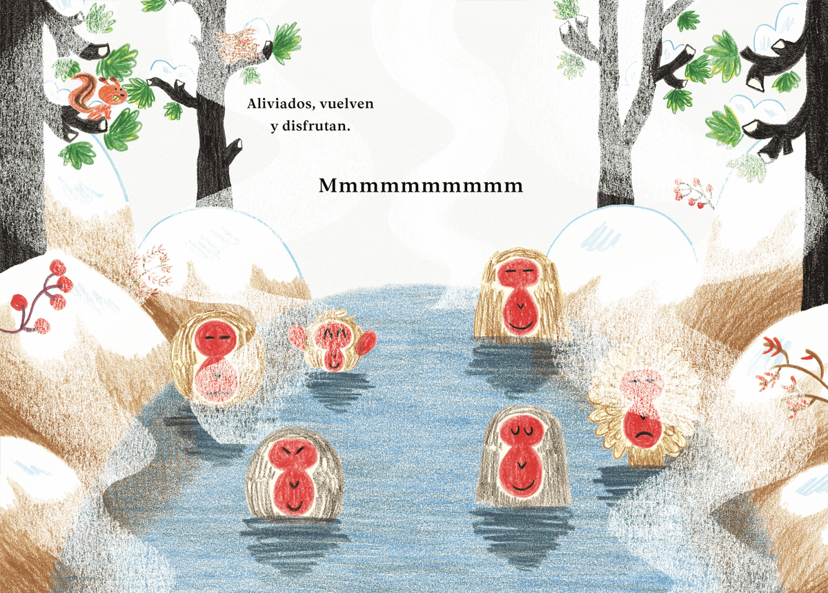 Onsen. ¿Qué hacen los monos?