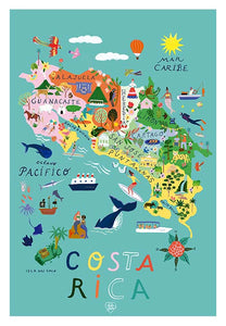 Rompecabezas Mapa de Costa Rica