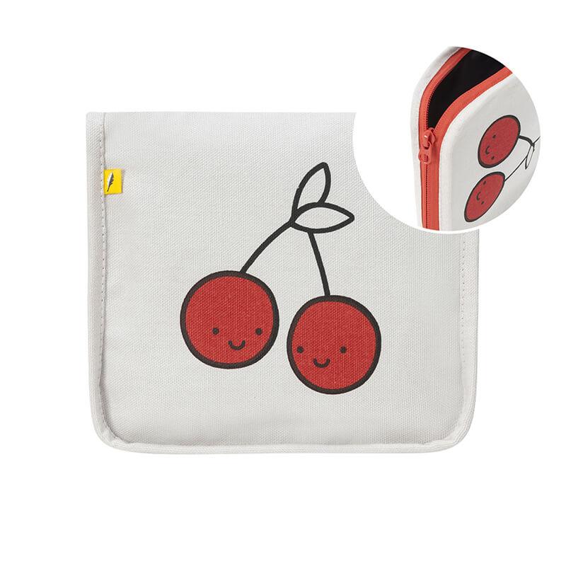 Snack Mat Cherries Red