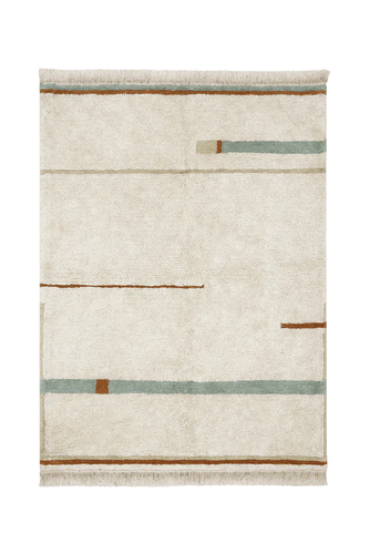 Alfombra Lavable Lanes Vintage Blue - XS