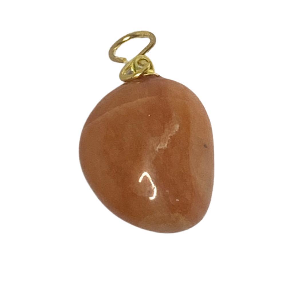 Sunstone  With Gold Fitting