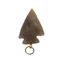 Agate Replica Arrowhead With Gold Fitting