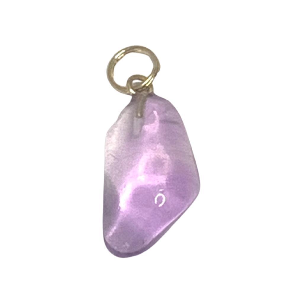 Amethyst With Gold Fitting