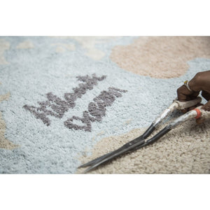 Alfombra lavable Vintage Map
