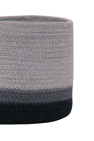 Cesta Mini Tricolor Gris