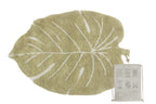 Alfombra Lavable Mini Monstera Olive