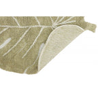 Alfombra Lavable Mini Monstera Olive