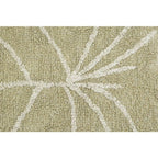 Alfombra Lavable Mini Monstera Olive