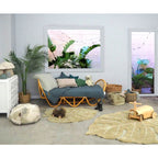 Alfombra Lavable Mini Monstera Olive