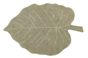 Alfombra Lavable Monstera Olive