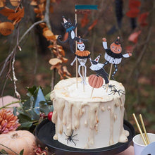 Cake topper Halloween dancing figures