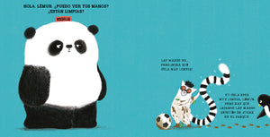 Lávate las manos con el señor Panda