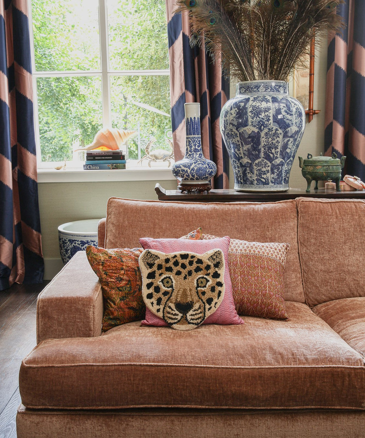 Loony Leopard Head Rug