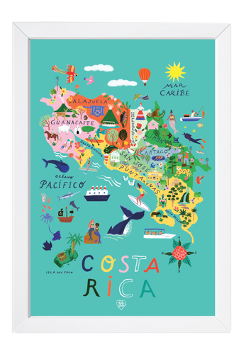 Mapa Tropical  de Costa Rica