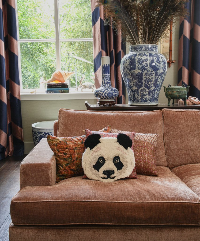 Plumpy Panda Head Rug
