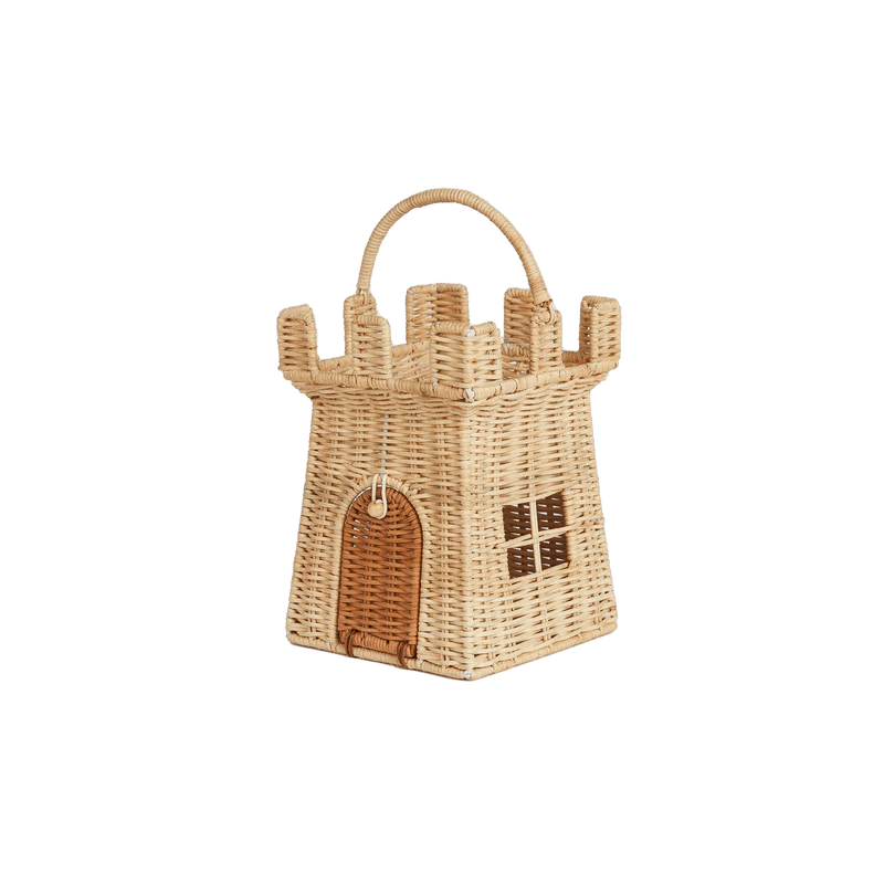 Rattan Castle Bag