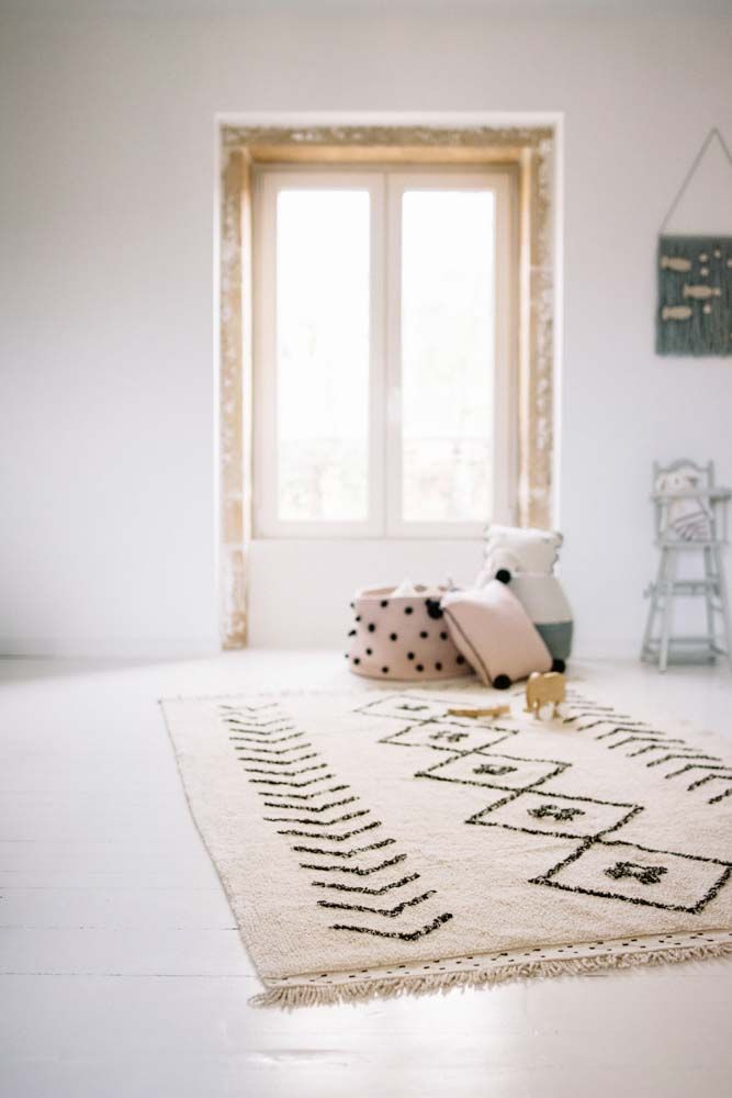 Washable Rug Bereber Rhombs L