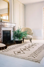 Washable Rug Bereber Rhombs L