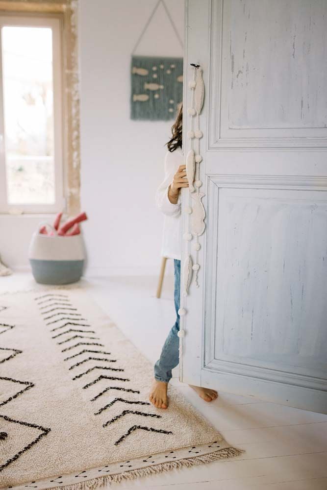 Washable Rug Bereber Rhombs L