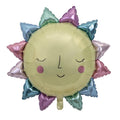 Rainbow Sun Foil Balloon