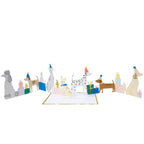 Dog Party Concertina Card