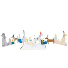 Dog Party Concertina Card
